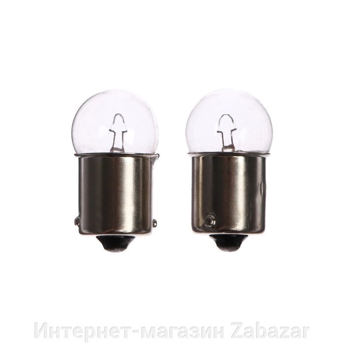 Лампа автомобильная Clearlight, R5W, BA15S, 12 В, набор 2 шт от компании Интернет-магазин Zabazar - фото 1