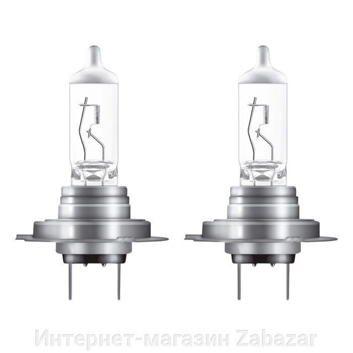 Лампа автомобильная Osram Night Breaker Silver, H7, 12 В, 55 Вт, + 100%, набор 2 шт от компании Интернет-магазин Zabazar - фото 1
