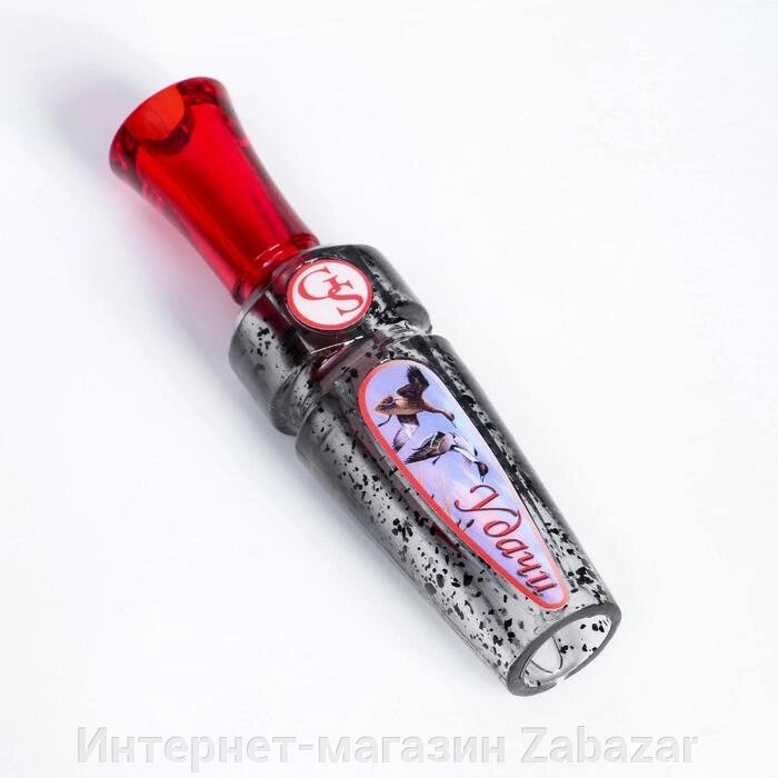 Манок ЗС Sergant, на утку, однолепестковый, красный от компании Интернет-магазин Zabazar - фото 1