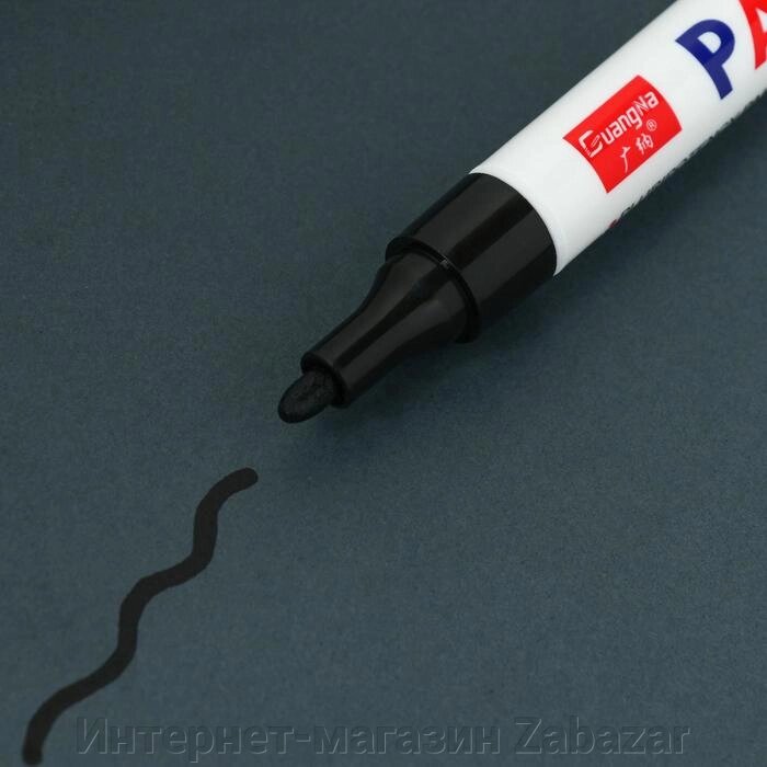 Маркер - карандаш, краска для шин водонепроницаемая на масляной основе, черный от компании Интернет-магазин Zabazar - фото 1
