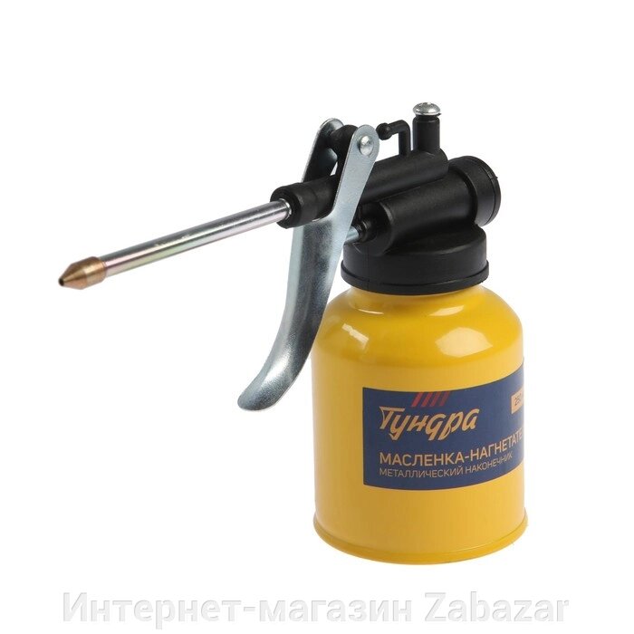 Масленка-нагнетатель ТУНДРА, металлический наконечник, 250 мл от компании Интернет-магазин Zabazar - фото 1