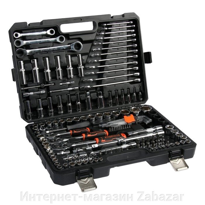 Набор инструментов автомобильный KINGQUEEN WIB-80003, 1/4 3/8 1/2", 150 предметов от компании Интернет-магазин Zabazar - фото 1