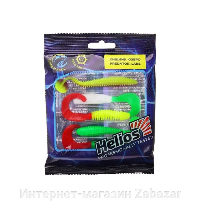 Набор силиконовых приманок Хищник Helios "Озеро", 5 шт. (HS-PPSET2) от компании Интернет-магазин Zabazar - фото 1