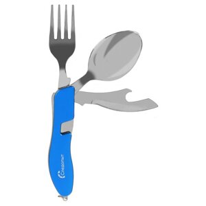 Набор столовых приборов «СЛЕДОПЫТ»ложка, вилка, нож, открывашка