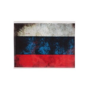 Наклейка на авто "Флаг России", 127 см
