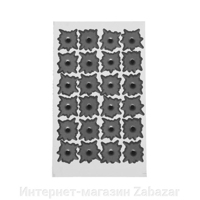 Наклейка на авто "Следы от пуль", набор 24 шт от компании Интернет-магазин Zabazar - фото 1