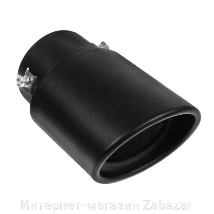 Насадка на глушитель 16.710 см, посадочный 76 мм, черный мат от компании Интернет-магазин Zabazar - фото 1