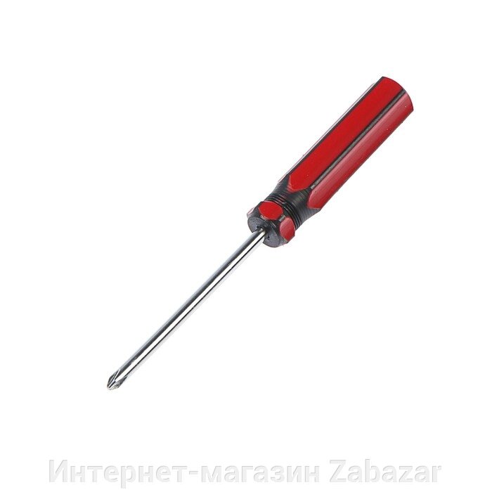 Отвертка крестовая ЛОМ, пластиковая рукоятка, PH1 х 75 мм от компании Интернет-магазин Zabazar - фото 1