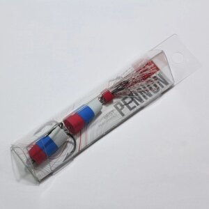 Приманка джиговая LJ PENNON №11, 9 см, красный-синий-белый, в блистере в Минске от компании Интернет-магазин Zabazar