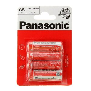 Батарейка солевая Panasonic Zinc Carbon, AA, R6-4BL, 1.5В, блистер, 4 шт, в Минске от компании Интернет-магазин Zabazar