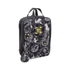 Рюкзак молодежный 39 х 29 х 15 см, Erich Krause StreetLine 16L, Pixel Game, серый/чёрный 57133 в Минске от компании Интернет-магазин Zabazar