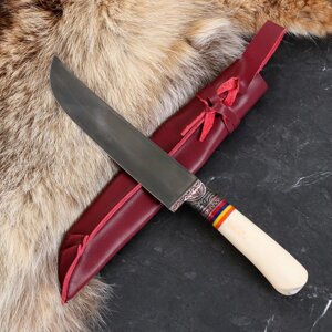 Нож Пчак Шархон - средний, олений рог, гарда гравировка, ШХ15 в Минске от компании Интернет-магазин Zabazar