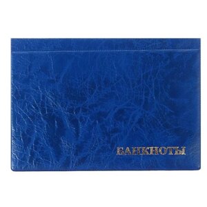 Альбом для бон 125 х 185 мм Calligrata, на 24 банкноты, обложка искусственная кожа, синий в Минске от компании Интернет-магазин Zabazar