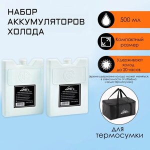 Набор аккумуляторов холода "Мастер К", 2 шт по 500 мл, гелевые, 16.5 х 12 см в Минске от компании Интернет-магазин Zabazar