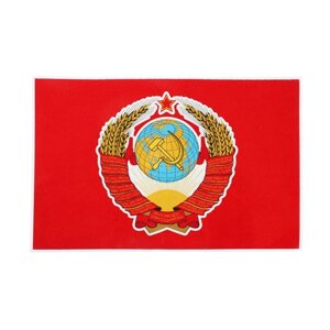 Наклейка на авто "Флаг СССР с гербом", 15 х 10 см, 1 шт в Минске от компании Интернет-магазин Zabazar