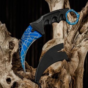 Нож-керамбит "Коготь орла" клинок 6см, синяя паутина в Минске от компании Интернет-магазин Zabazar