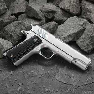 Пистолет страйкбольный "Galaxy" Colt 1911, серебристый, кал. 6 мм