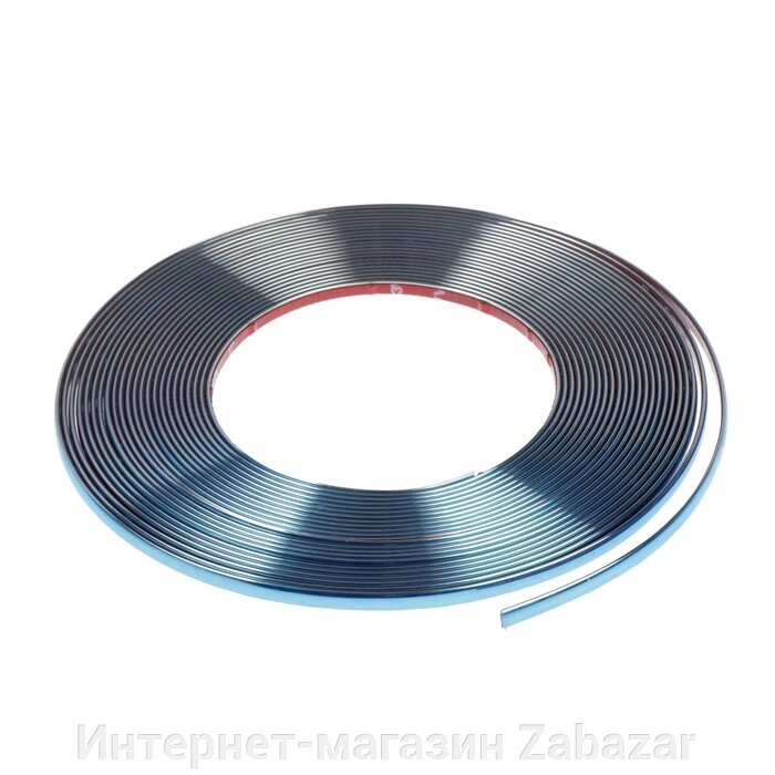Профиль декоративный TORSO, 8 мм, рулон 15 м, хром от компании Интернет-магазин Zabazar - фото 1