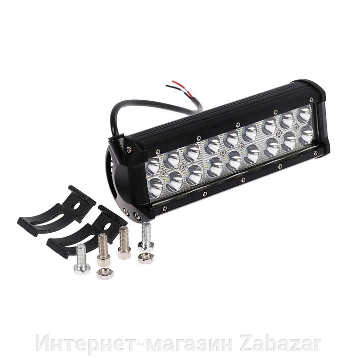 Противотуманная фара, 12В 18 LED, IP67, 54 Вт, 6000 К, направленный свет от компании Интернет-магазин Zabazar - фото 1