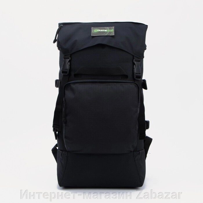 Рюкзак туристический, 40 л, отдел на стяжке, 3 наружных кармана, цвет чёрный от компании Интернет-магазин Zabazar - фото 1