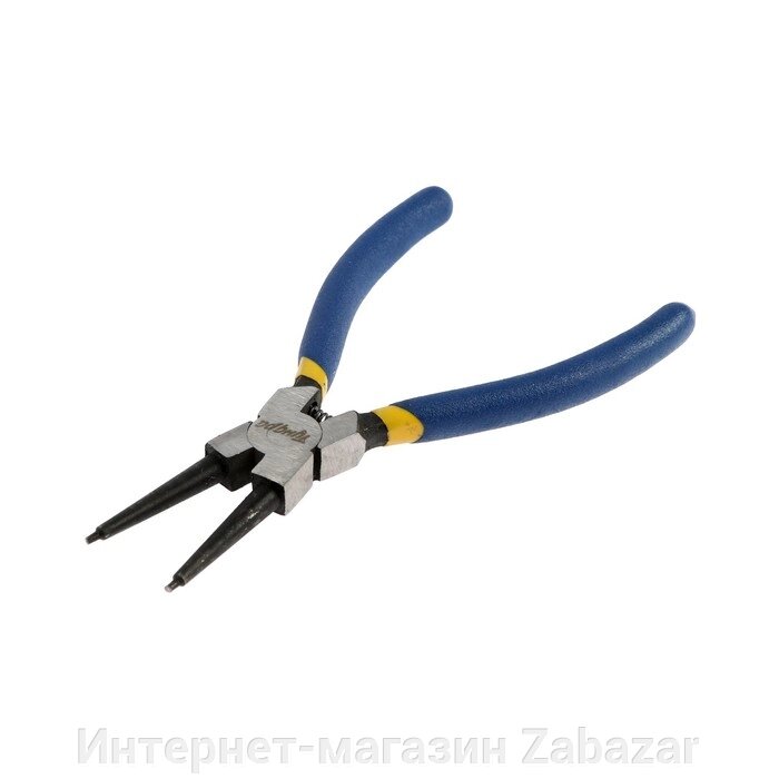 Съемник внутренних стопорных колец ТУНДРА, прямые губки на сжим, 150 мм от компании Интернет-магазин Zabazar - фото 1