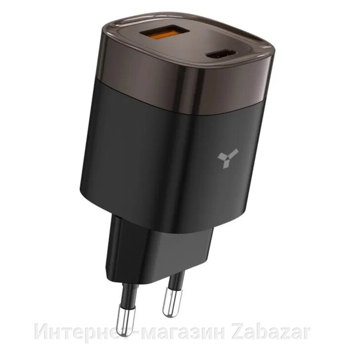 Сетевое зарядное устройство Accesstyle Amethyst 33WCA, 3А, 33 Вт, быстрая зарядка, черное от компании Интернет-магазин Zabazar - фото 1