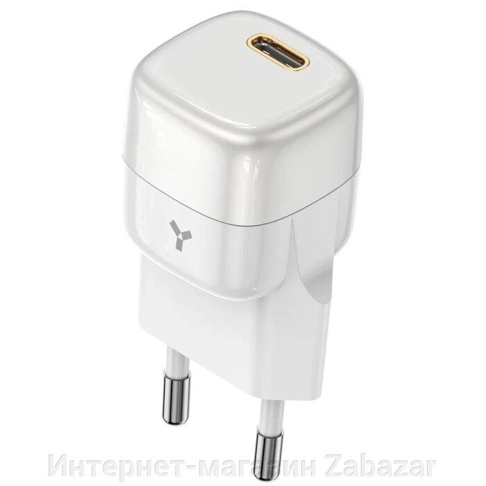 Сетевое зарядное устройство Accesstyle Grape 20WC, USB-C, 3А, 20 Вт, быстрая зарядка, белое от компании Интернет-магазин Zabazar - фото 1