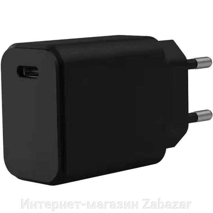 Сетевое зарядное устройство Accesstyle Quartz 20WT, USB -C, 3 А, быстрая зарядка, черное от компании Интернет-магазин Zabazar - фото 1