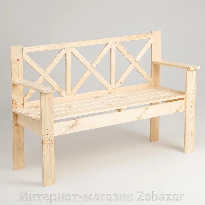 Скандинавская скамейка, 1345090см, из хвои от компании Интернет-магазин Zabazar - фото 1