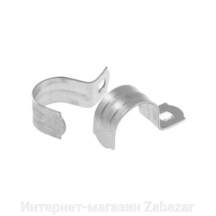 Скоба монтажная однолапковая, 19-20 мм, набор 100 шт от компании Интернет-магазин Zabazar - фото 1