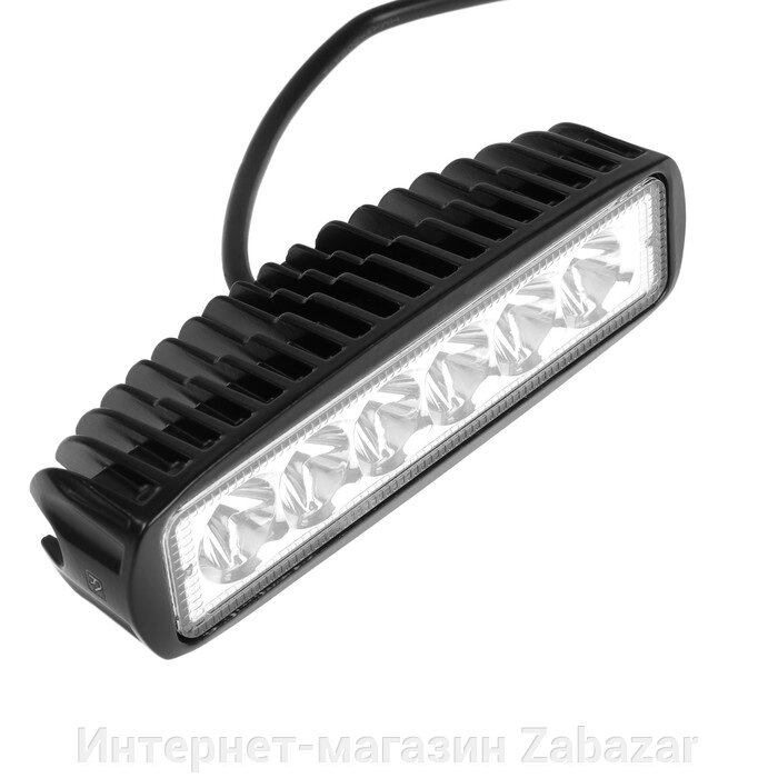 Светодиодная фара Вымпел WL-118BS, дальний свет, корпус металл, 6 диодов от компании Интернет-магазин Zabazar - фото 1