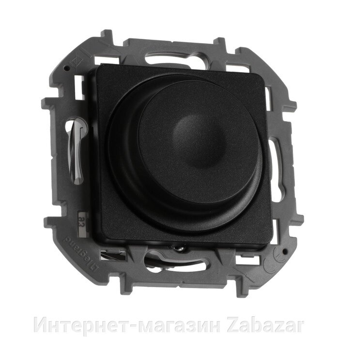 Светорегулятор поворотный Legrand INSPIRIA, без нейтрали, 300 Вт, Антрацит от компании Интернет-магазин Zabazar - фото 1