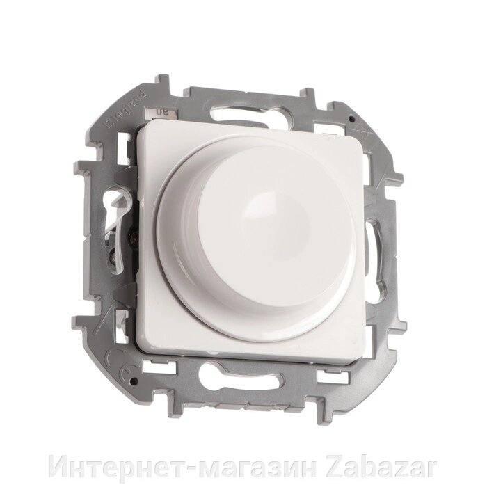 Светорегулятор поворотный Legrand INSPIRIA, без нейтрали, 300 Вт, Белый от компании Интернет-магазин Zabazar - фото 1