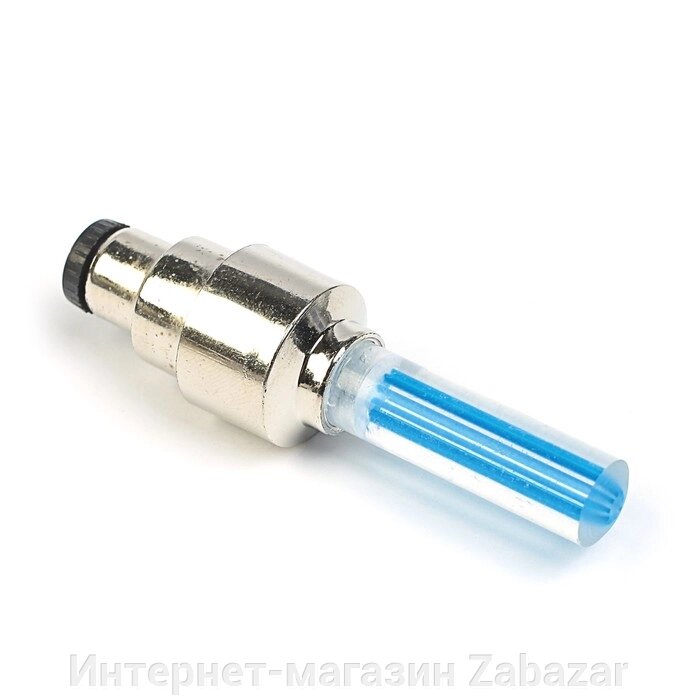 Светящийся колпачок на вентиль Cartage, синее свечение от компании Интернет-магазин Zabazar - фото 1