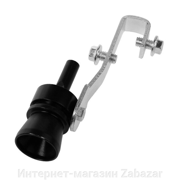 Свисток в глушитель, размер M, под диаметр трубы 37-48 мм, черный от компании Интернет-магазин Zabazar - фото 1