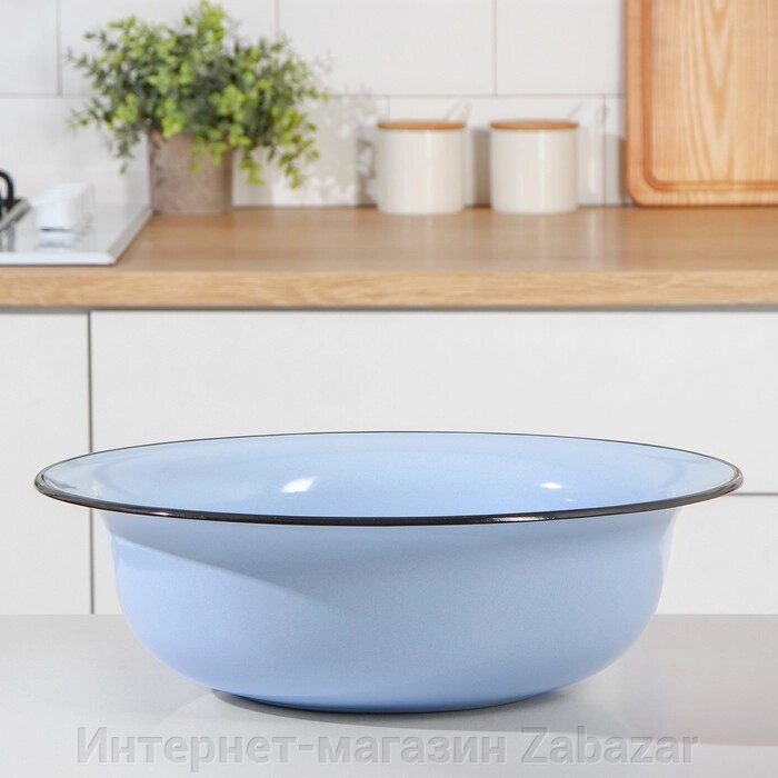 Таз, 7 л, 3912 см, индукция, цвет голубой от компании Интернет-магазин Zabazar - фото 1