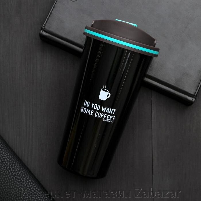 Термостакан "Some coffee?", 500 мл, сохраняет тепло 4 ч от компании Интернет-магазин Zabazar - фото 1