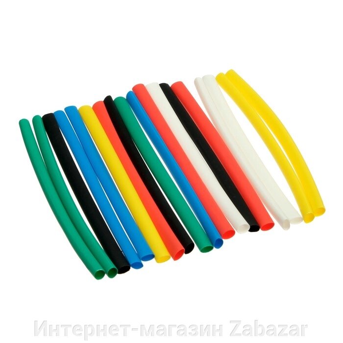 Термоусаживаемая трубка Duwi, 4/2 мм, набор, 18 шт. от компании Интернет-магазин Zabazar - фото 1
