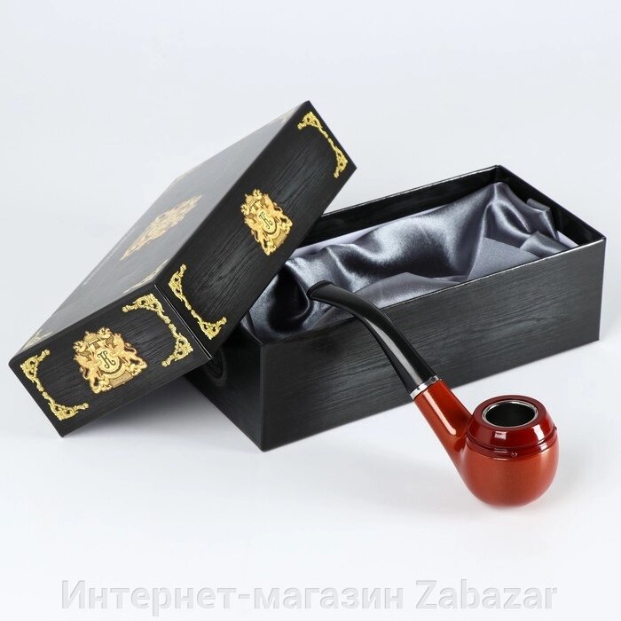 Трубка курительная "Командор Дедукция", классическая, 14 см от компании Интернет-магазин Zabazar - фото 1