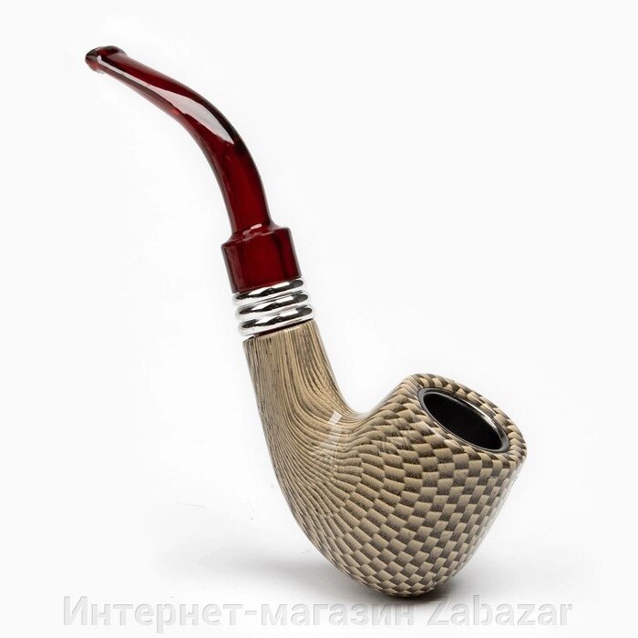Трубка курительная"Командор" классическая, раструб болотный, 14 см от компании Интернет-магазин Zabazar - фото 1