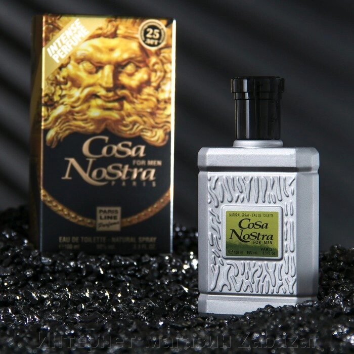 Туалетная вода мужская Cosa Nostra Intense Perfume, 100 мл от компании Интернет-магазин Zabazar - фото 1