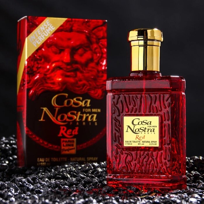 Туалетная вода мужская Cosa Nostra Red Intense Perfume, 100 мл от компании Интернет-магазин Zabazar - фото 1