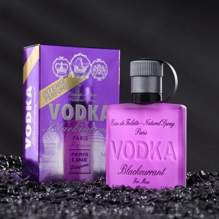 Туалетная вода мужская Vodka Blackcurrant Intense PerfumeD, 100 мл от компании Интернет-магазин Zabazar - фото 1