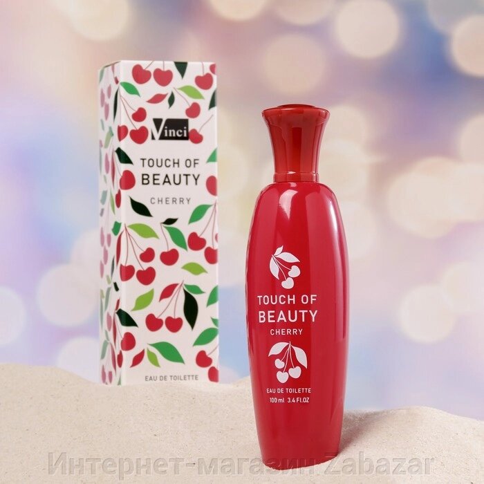 Туалетная вода женская Touch of Beauty Cherry, 100 мл от компании Интернет-магазин Zabazar - фото 1