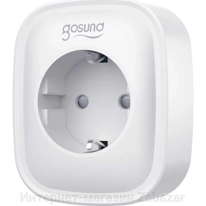 Умная розетка Gosund Smart Plug SP1, Wi-Fi, 16А, расписание, таймер, огнеупорная от компании Интернет-магазин Zabazar - фото 1