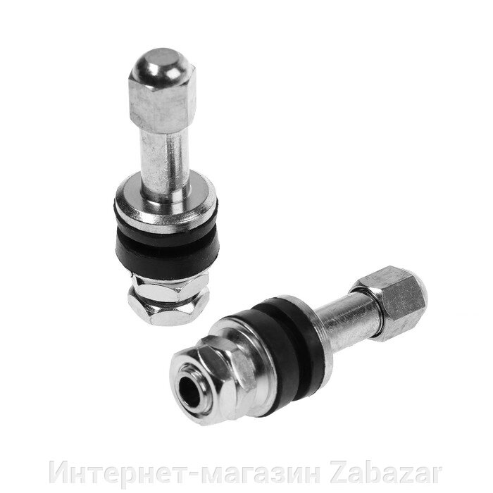 Вентиль для шин TORSO, VS-8, сборный, набор 2 шт от компании Интернет-магазин Zabazar - фото 1