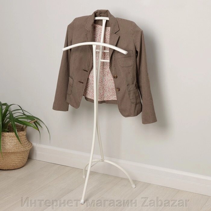 Вешалка костюмная «Слуга», 4736106 см, цвет белый от компании Интернет-магазин Zabazar - фото 1