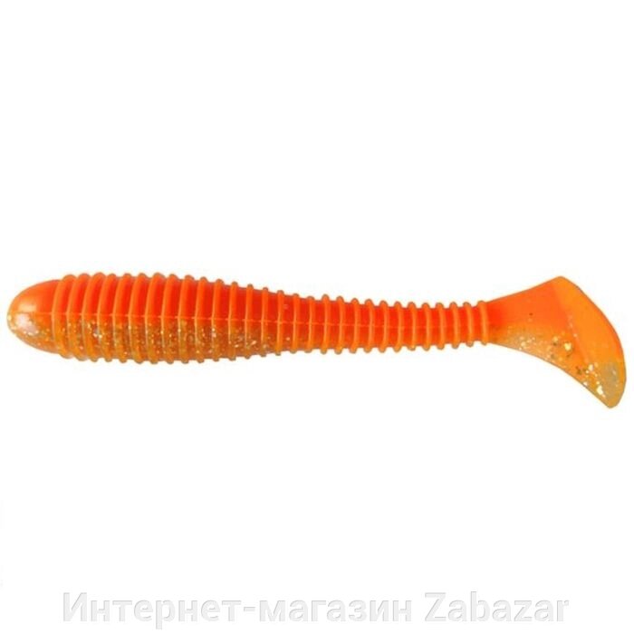 Виброхвост Helios Catcher Orange & Sparkles, 7 см, 7 шт. (HS-1-022) от компании Интернет-магазин Zabazar - фото 1