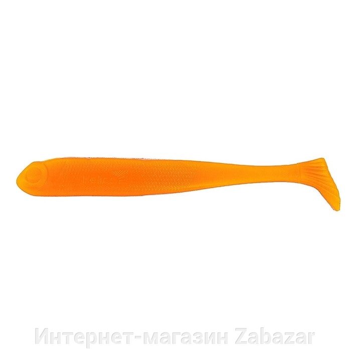Виброхвост Helios Jumbo Orange, 12.5 см, 5 шт. (HS-7-024) от компании Интернет-магазин Zabazar - фото 1