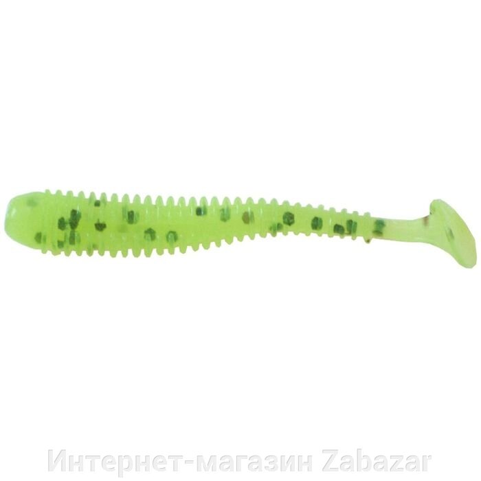 Виброхвост Helios Liny Catcher Pepper Lime, 6 см, 12 шт. (HS-5-009) от компании Интернет-магазин Zabazar - фото 1